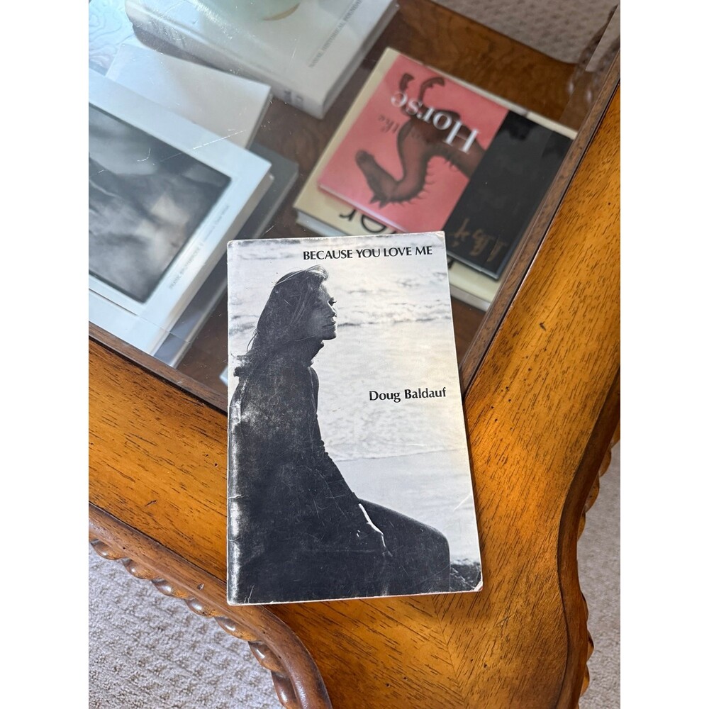 Signed vintage first edition poetry book poems by doug baldauf because you love